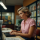 Woman working